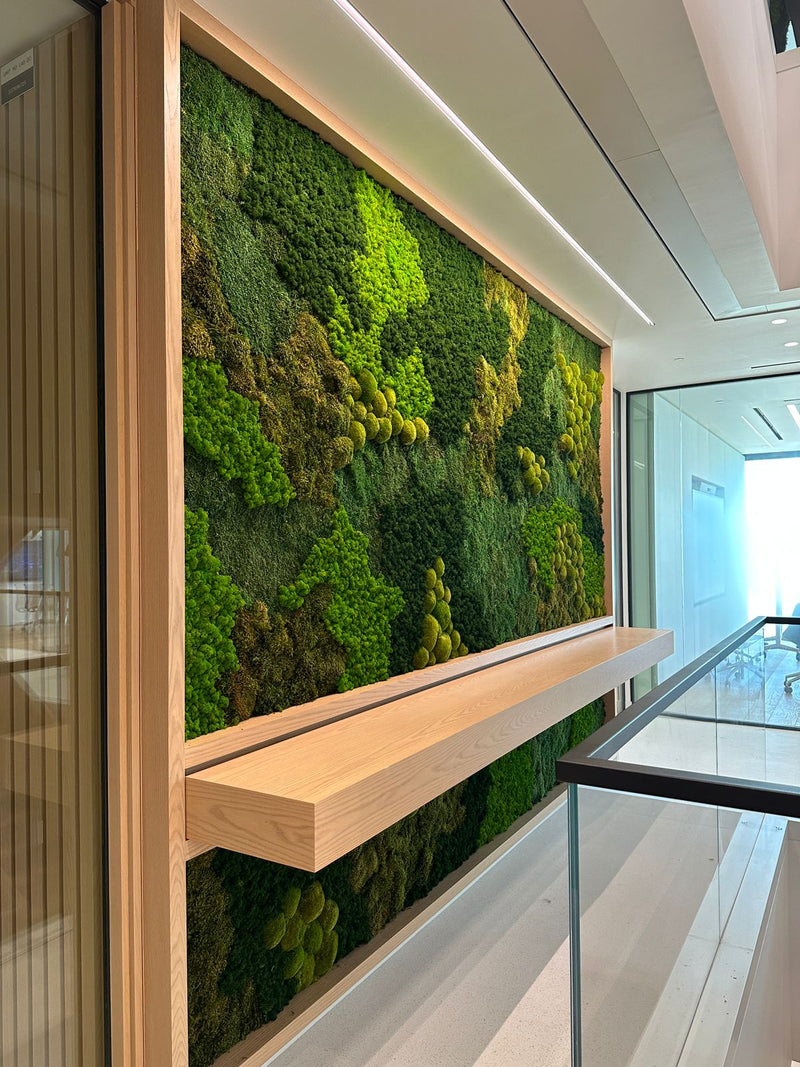 Moss Wall - Apple Head office , ICD Brookfield, Dubai