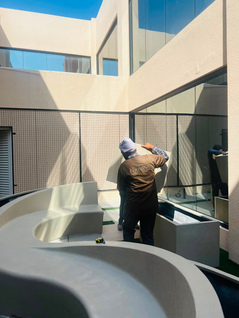 Design And Build Courtyard, Government Office Abu Dhabi