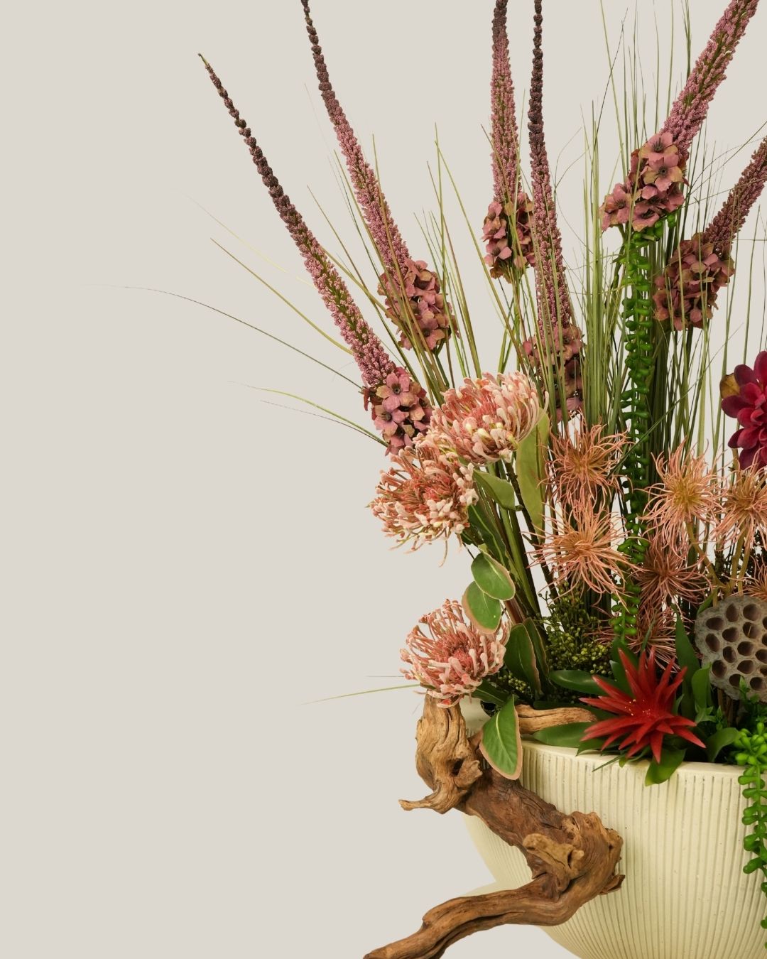 Crimson Wildwood Botanical Arrangement