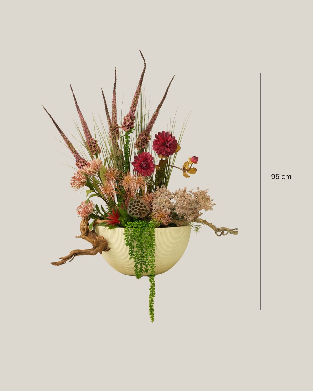 Crimson Wildwood Botanical Arrangement