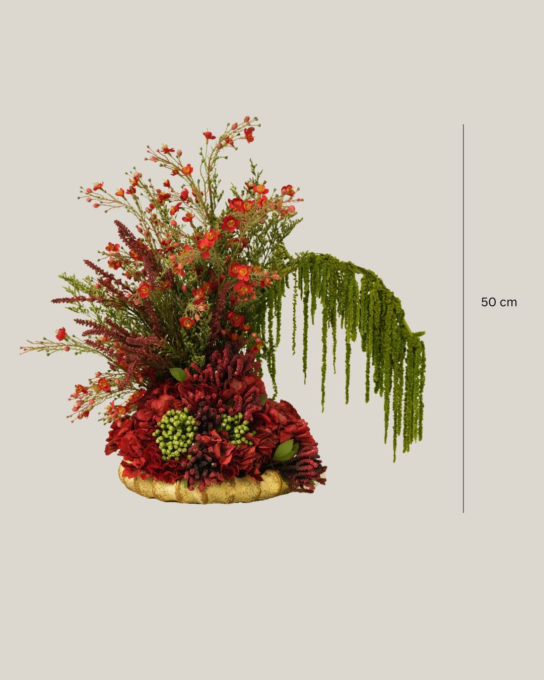 Ember Cascade Artificial Floral Arrangement