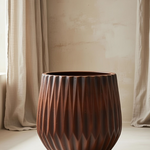 Redrop Quill Planter – Wood Look