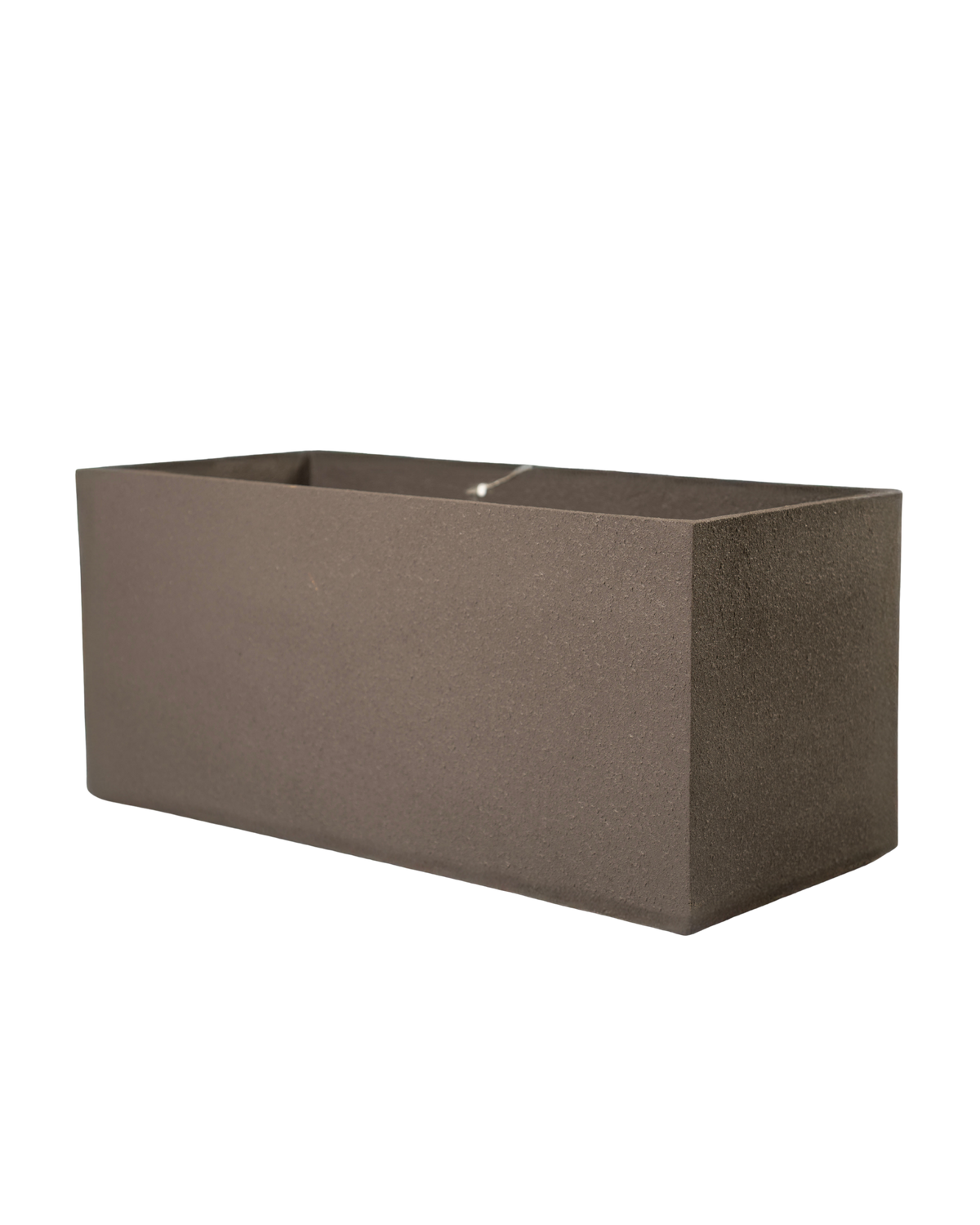Cubo Planter Grinded Brown