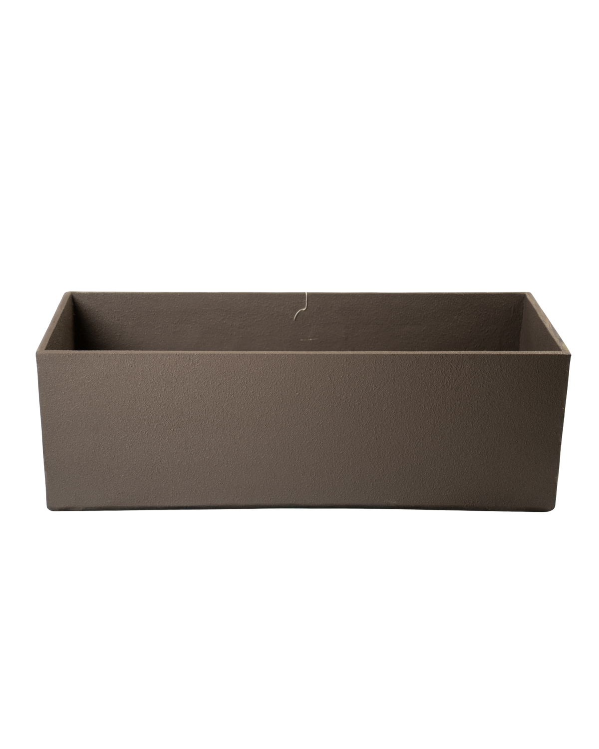 Cubo Planter Grinded Brown