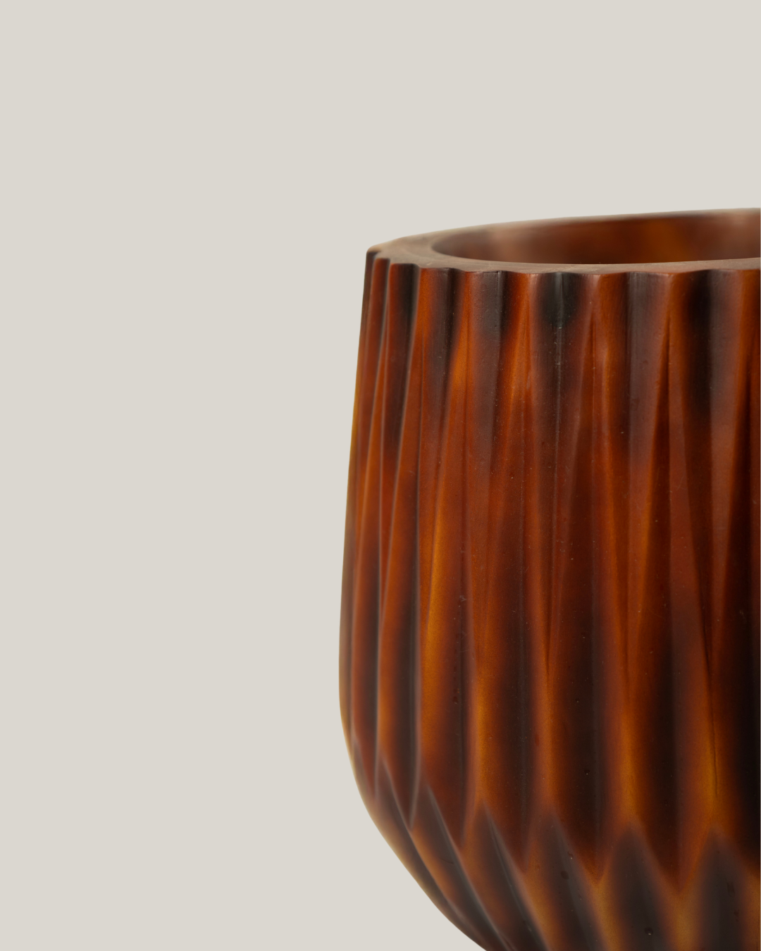 Redrop Quill Planter – Wood Look