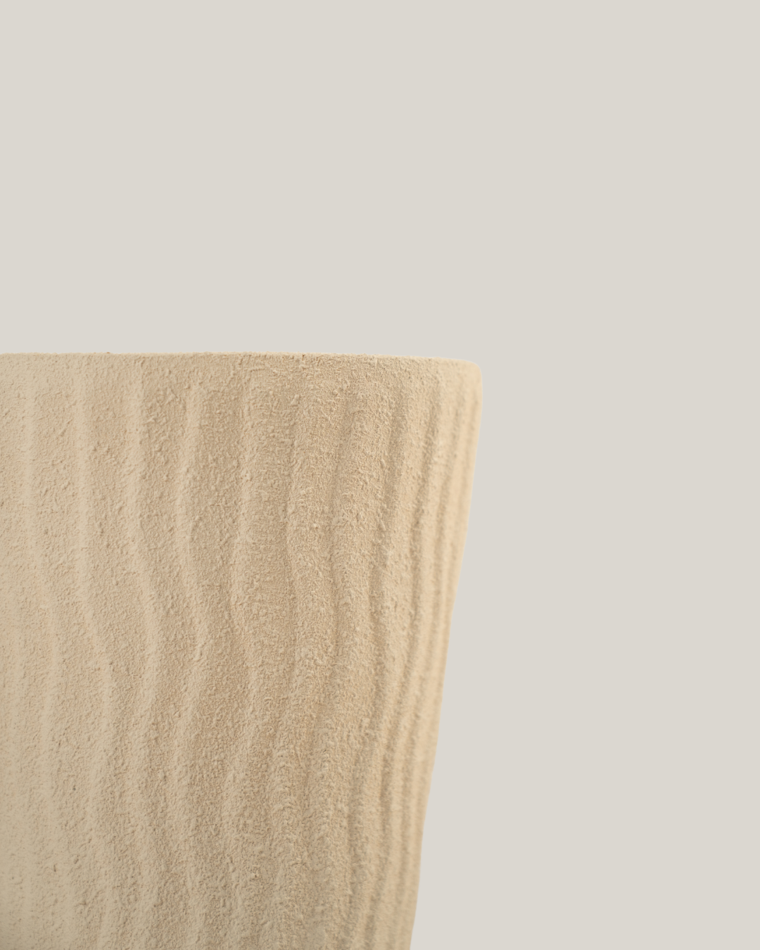 Ripple Planter Grinded Cream