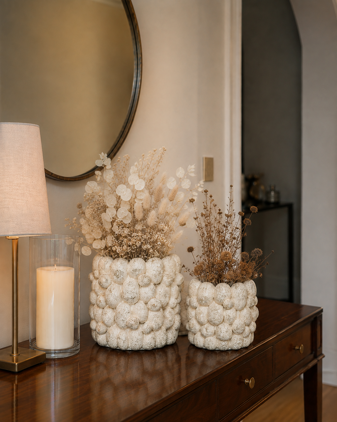 Pebble Textured Vase – Big & Small