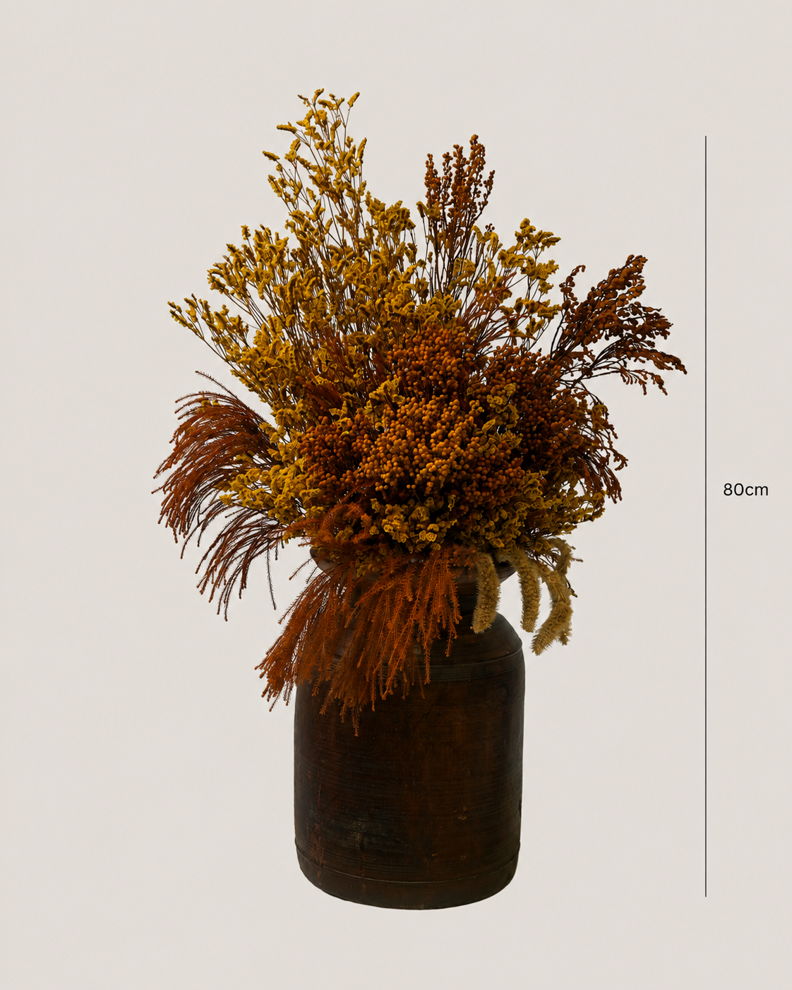 Harvest Ochre Dried Floral Arrangement
