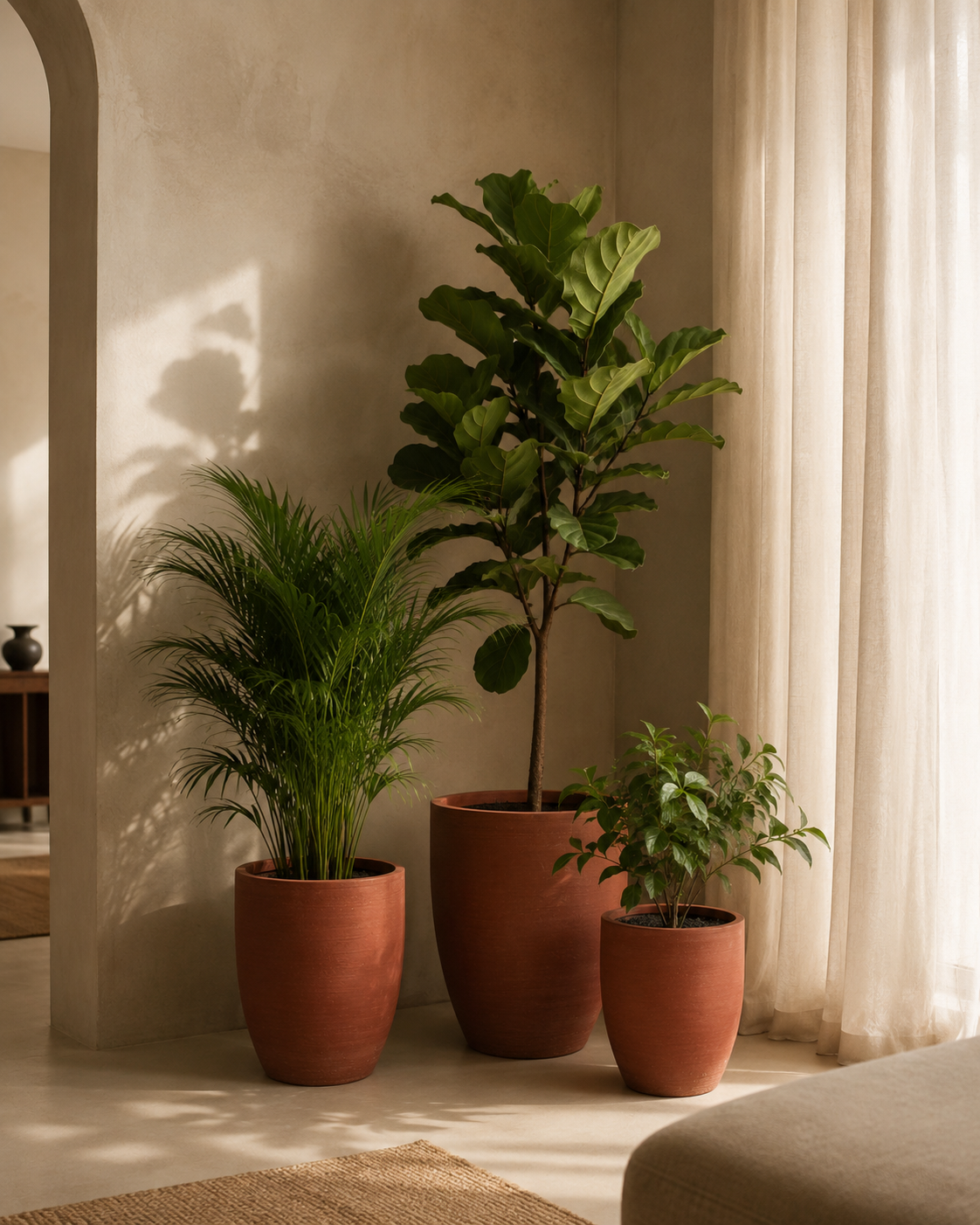 Esben Fiber Clay Planter