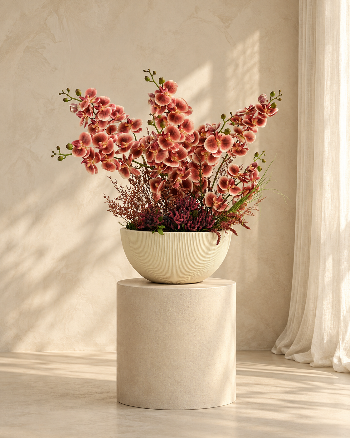 Sienna Orchid Reverie Artificial Floral Arrangement