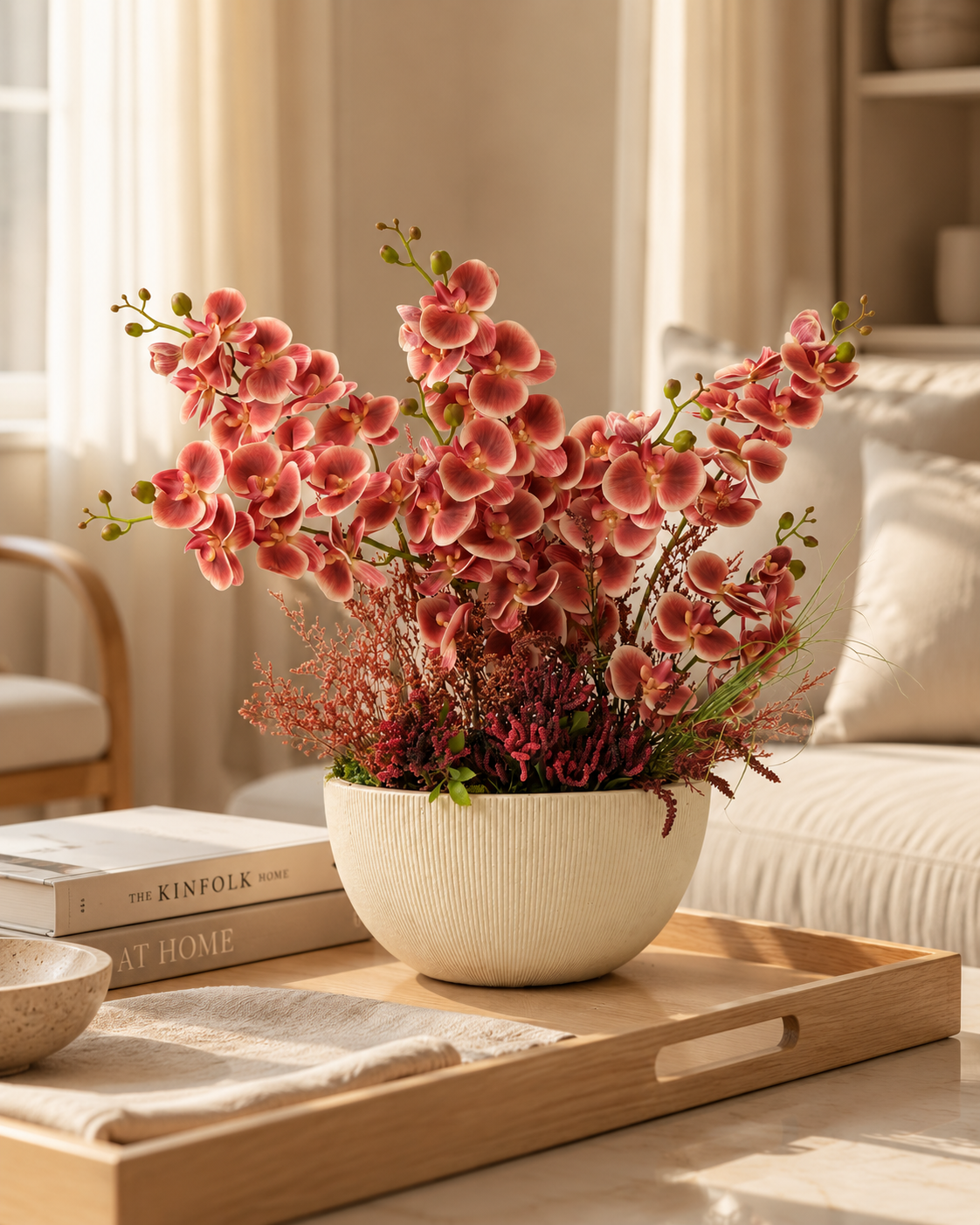 Sienna Orchid Reverie Artificial Floral Arrangement