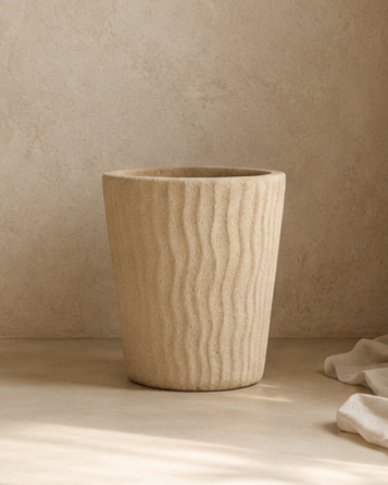 Ripple Planter Grinded Cream