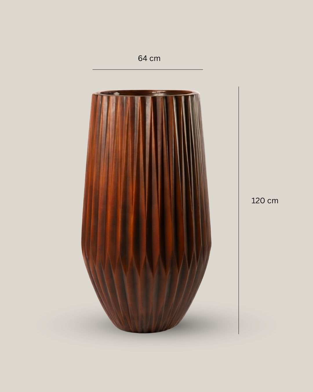 Redrop Quill Planter – Wood Look