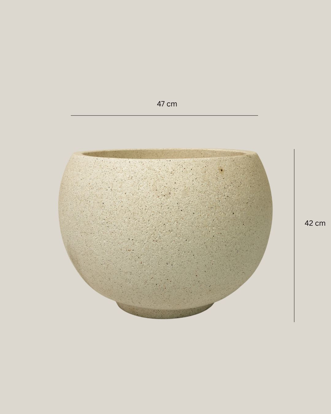 FS Ball Cut Top Large Planter