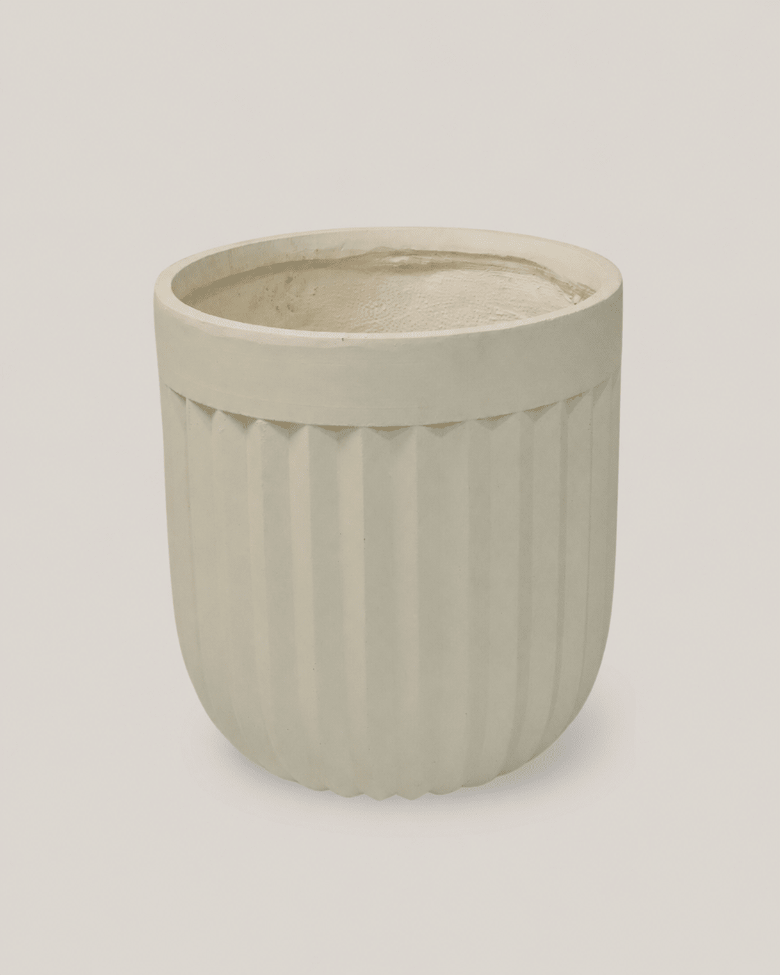 Fluted Fiberclay Pot - Folivana Store