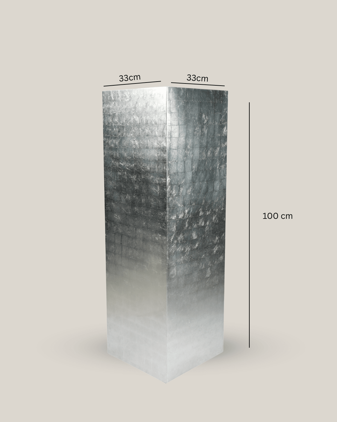 High Cube Metalic Leaf - Folivana Store