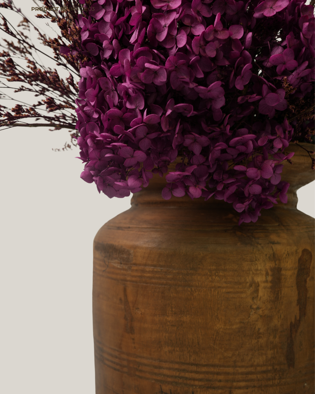 Magenta Hydrangea Arrangement