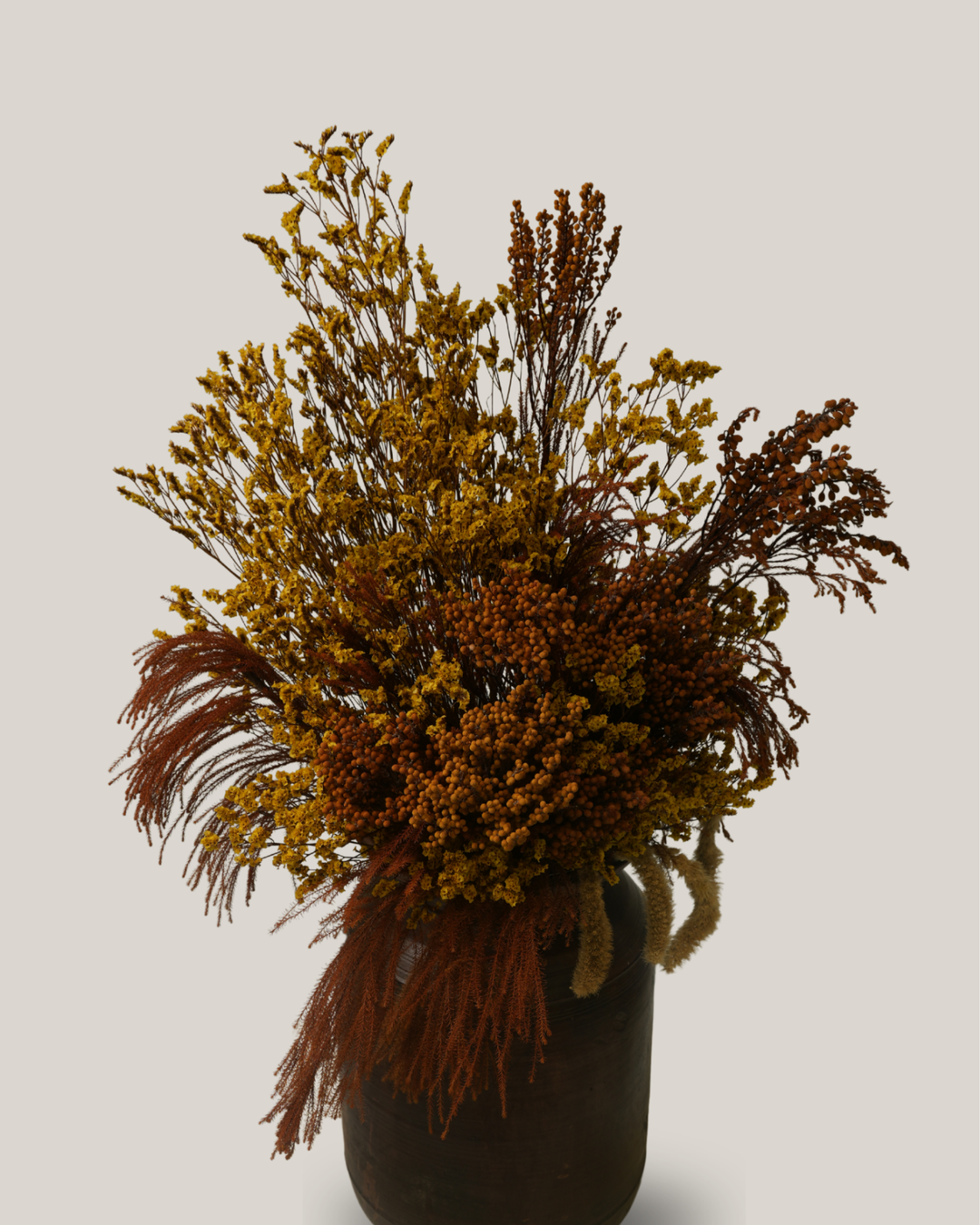 Harvest Ochre Dried Floral Arrangement