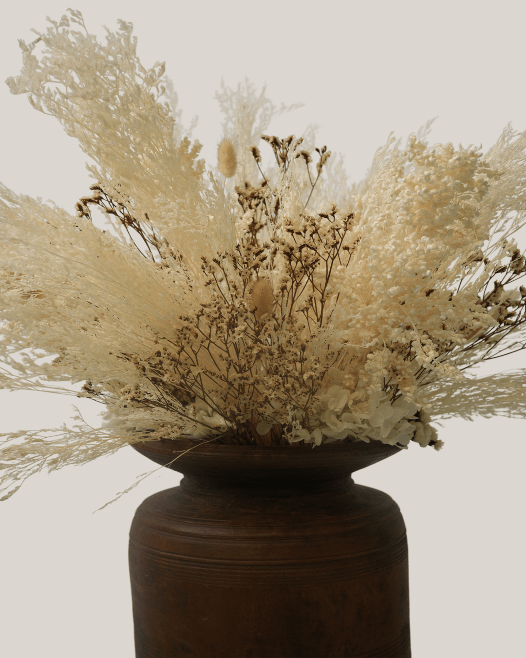 Ivory Dried Floral Arrangement - Folivana Store