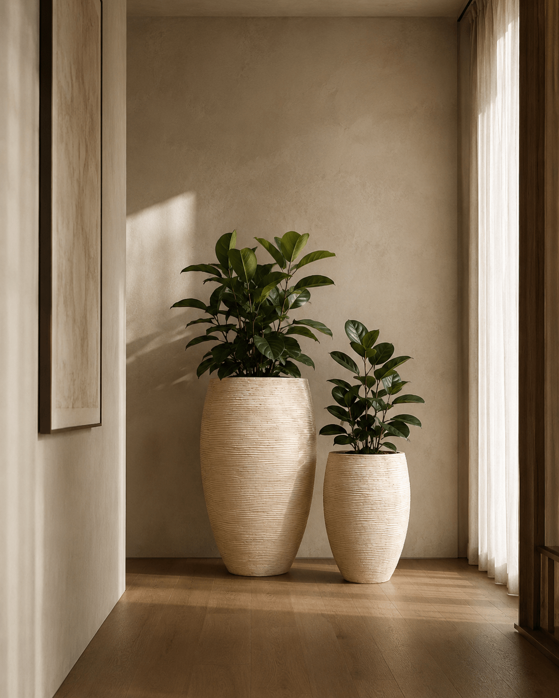 Liner Ribbed Planter - Folivana Store