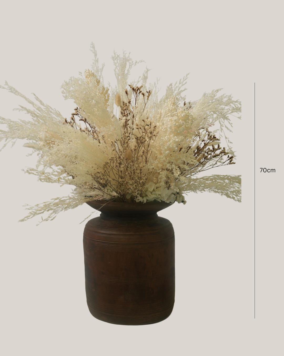 Ivory Dried Floral Arrangement