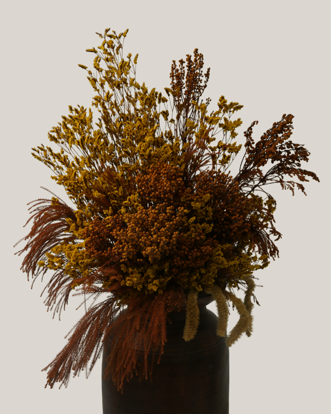Harvest Ochre Dried Floral Arrangement