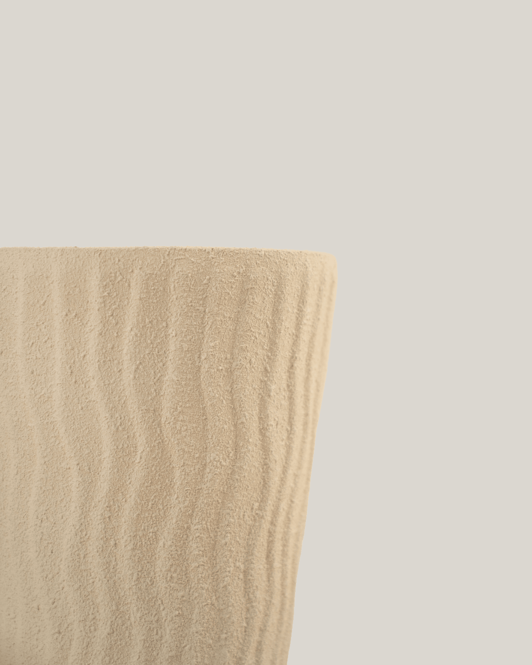 Ripple Planter Grinded Cream - Folivana Store